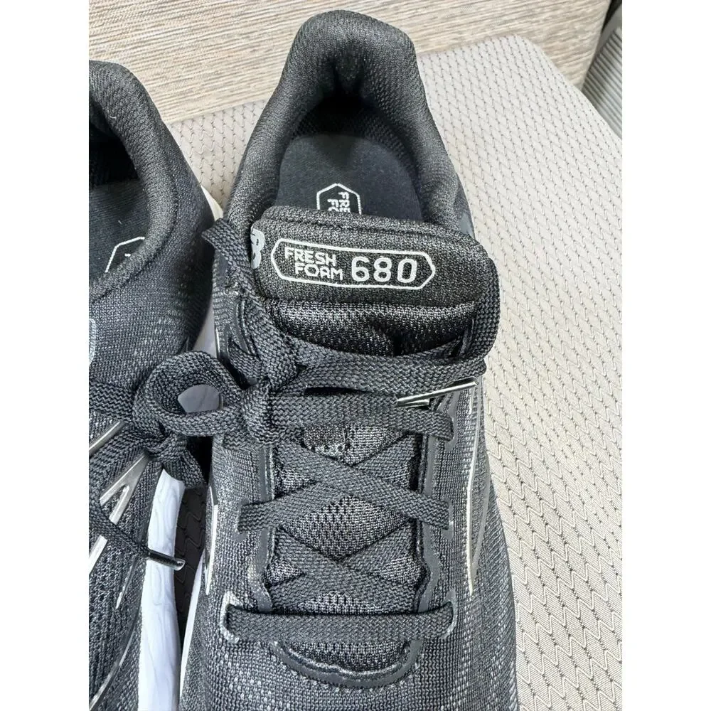 New Balance Fresh Foam 680v8 Men's Running Shoes Size 10 D Black/White/Gray NEW
